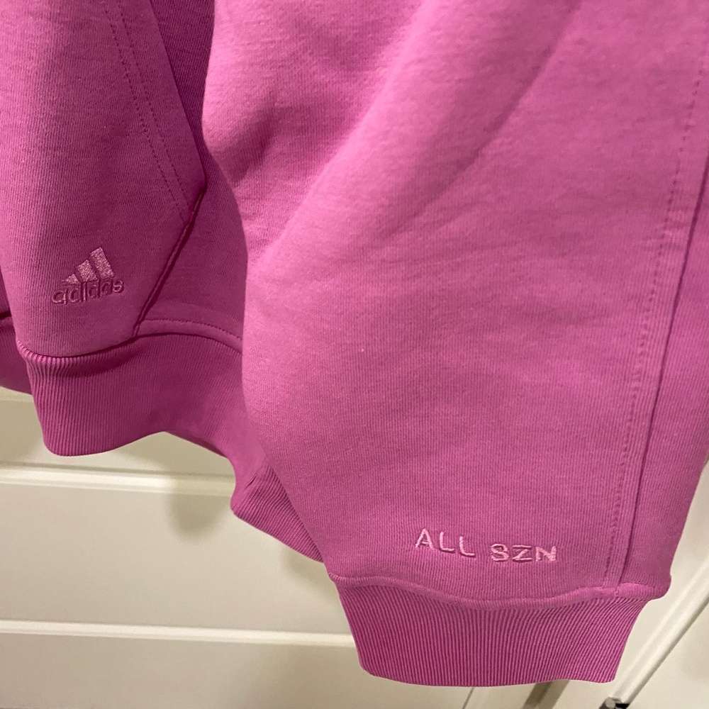Adidas Women's All Szn Hoodie Sweatshirt. Semi Pulse Lilac. XL - Picture 6 of 11